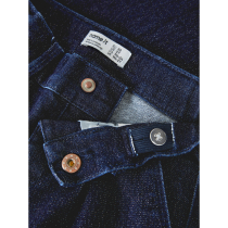 NAME IT Wide Jeans Rose Glitter Dark Blue Denim